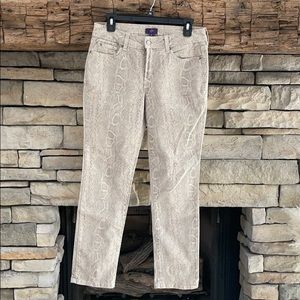NYDJ Snake Print Jeans